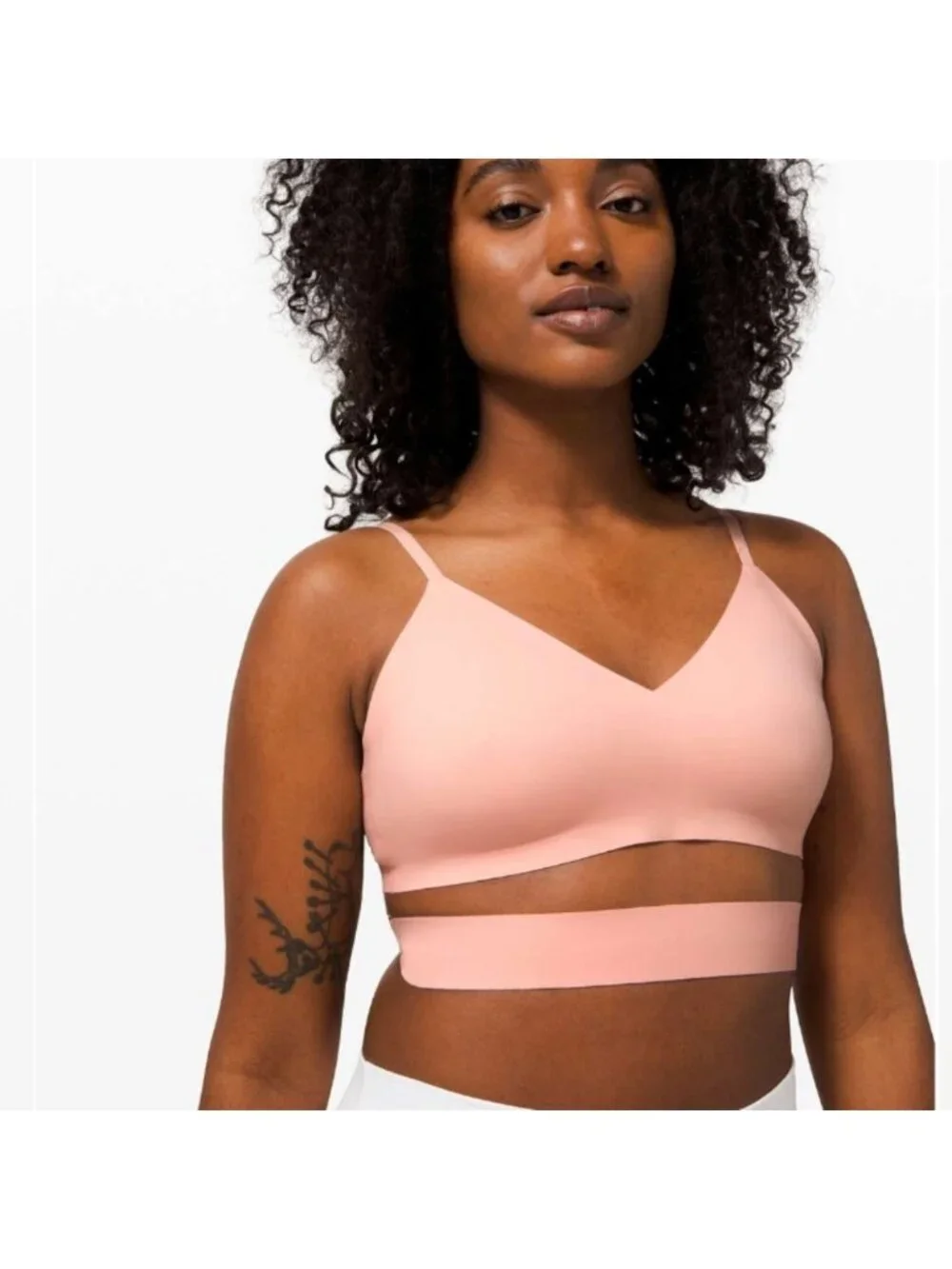 Lululemon Happy Warrior Bra *A/B Cup Ballet Slipper